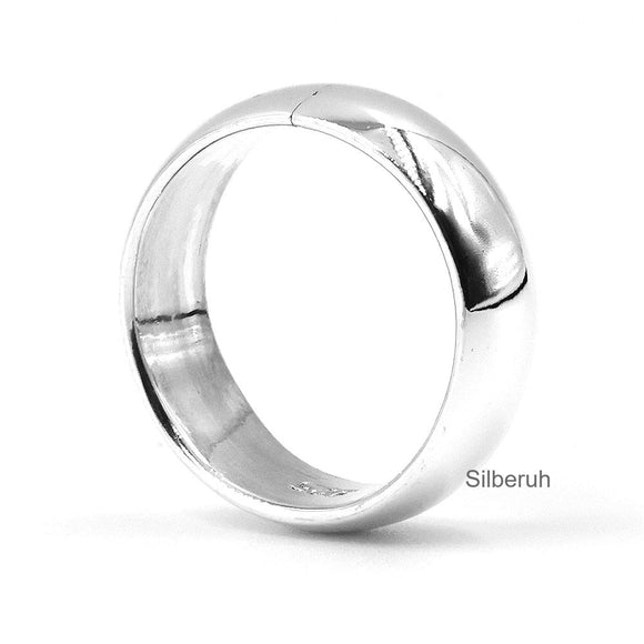 Silver ring men | Plain ring 5 mm | Design Mila Silver | Free shipping!